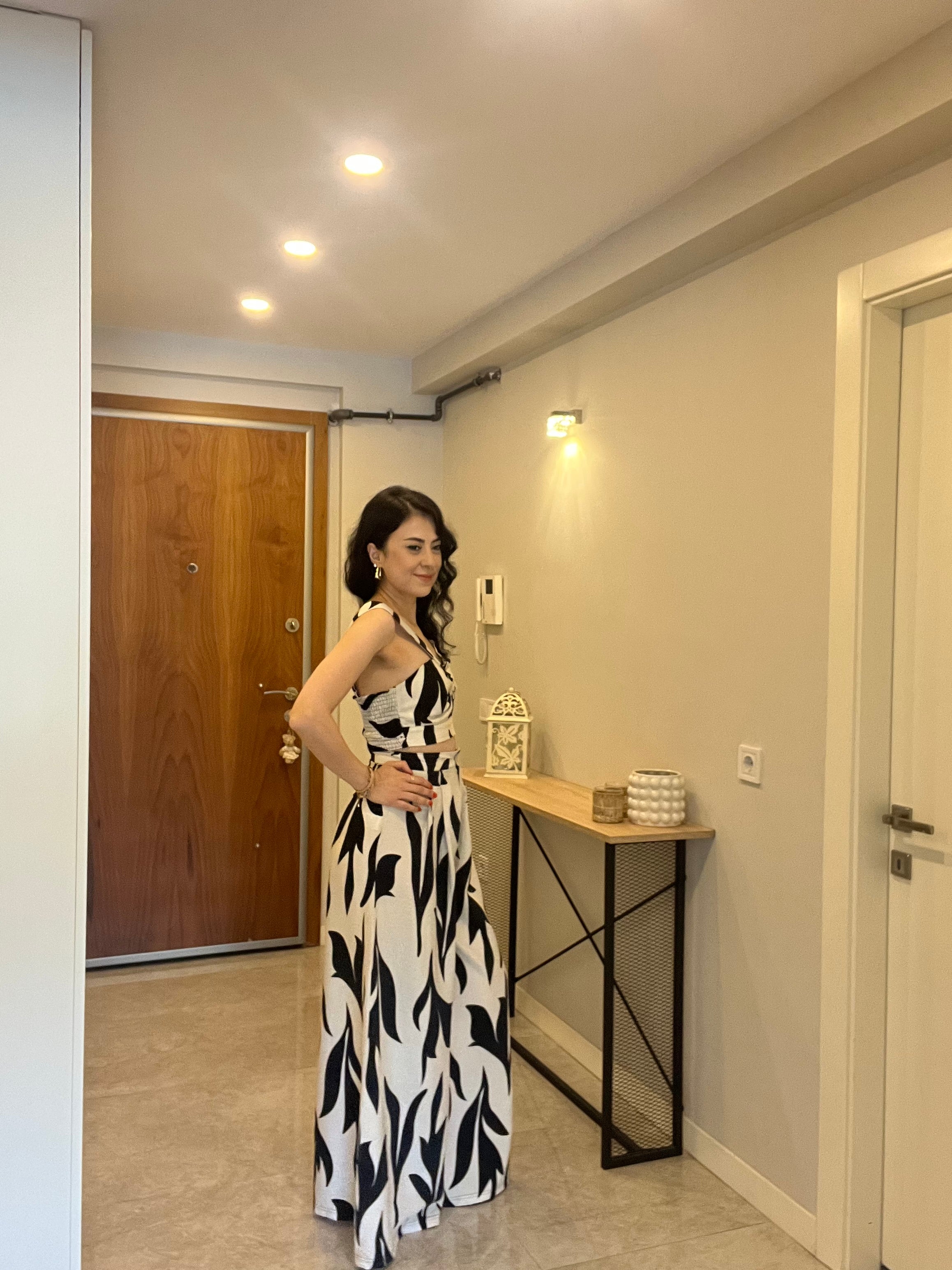 Premium Desenli Büstiyer & Pantolon Takım