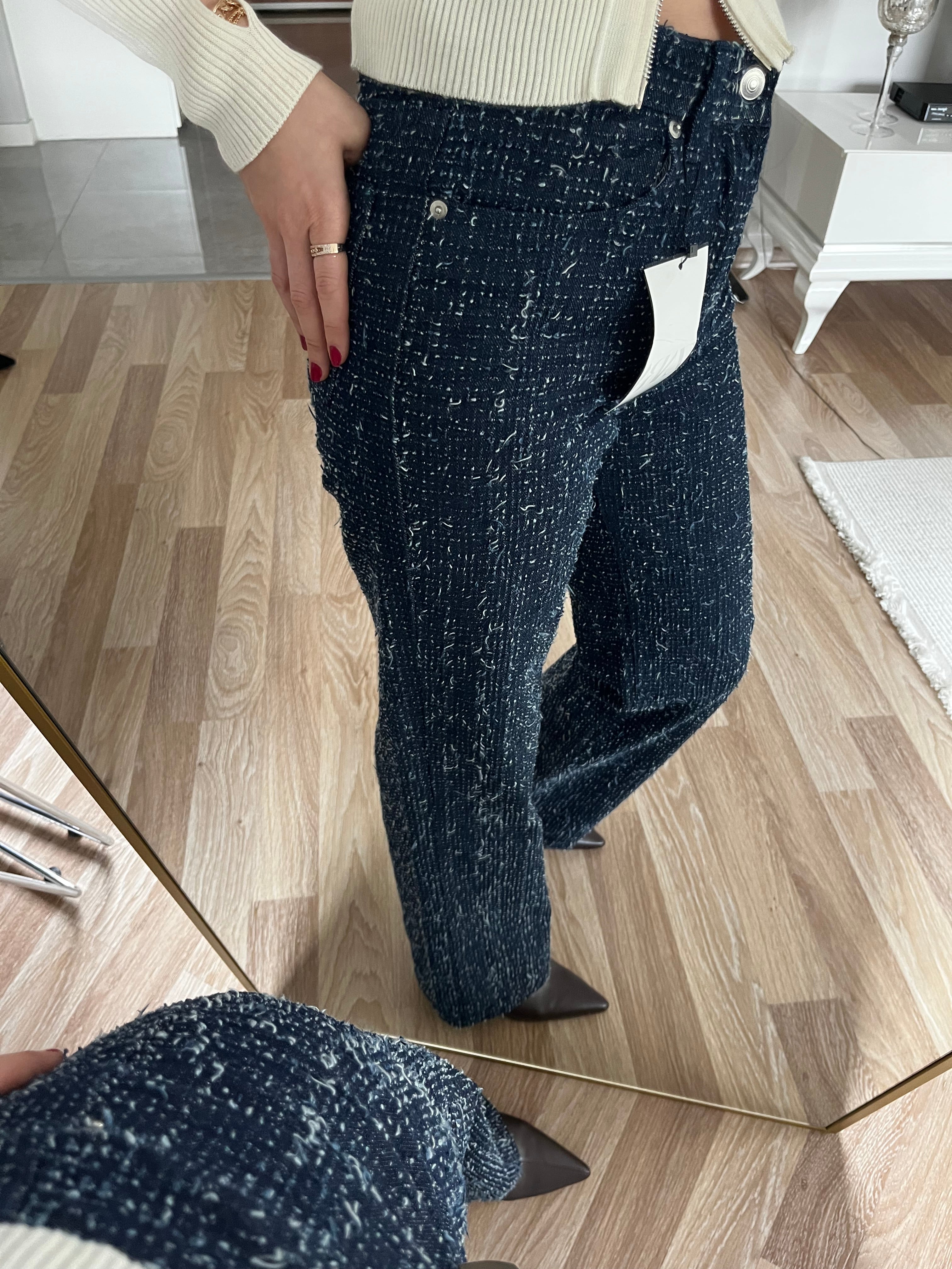 Orjinal Zr Marka Straight Tüvit Jean