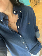 Denim Tensel  Gömlek