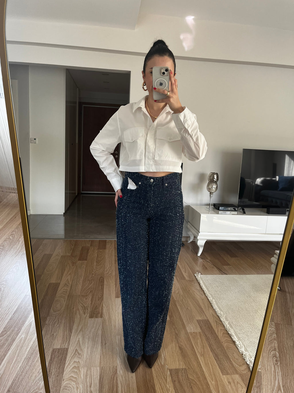 Orjinal Zr Marka Straight Tüvit Jean