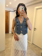 Denim Yelek