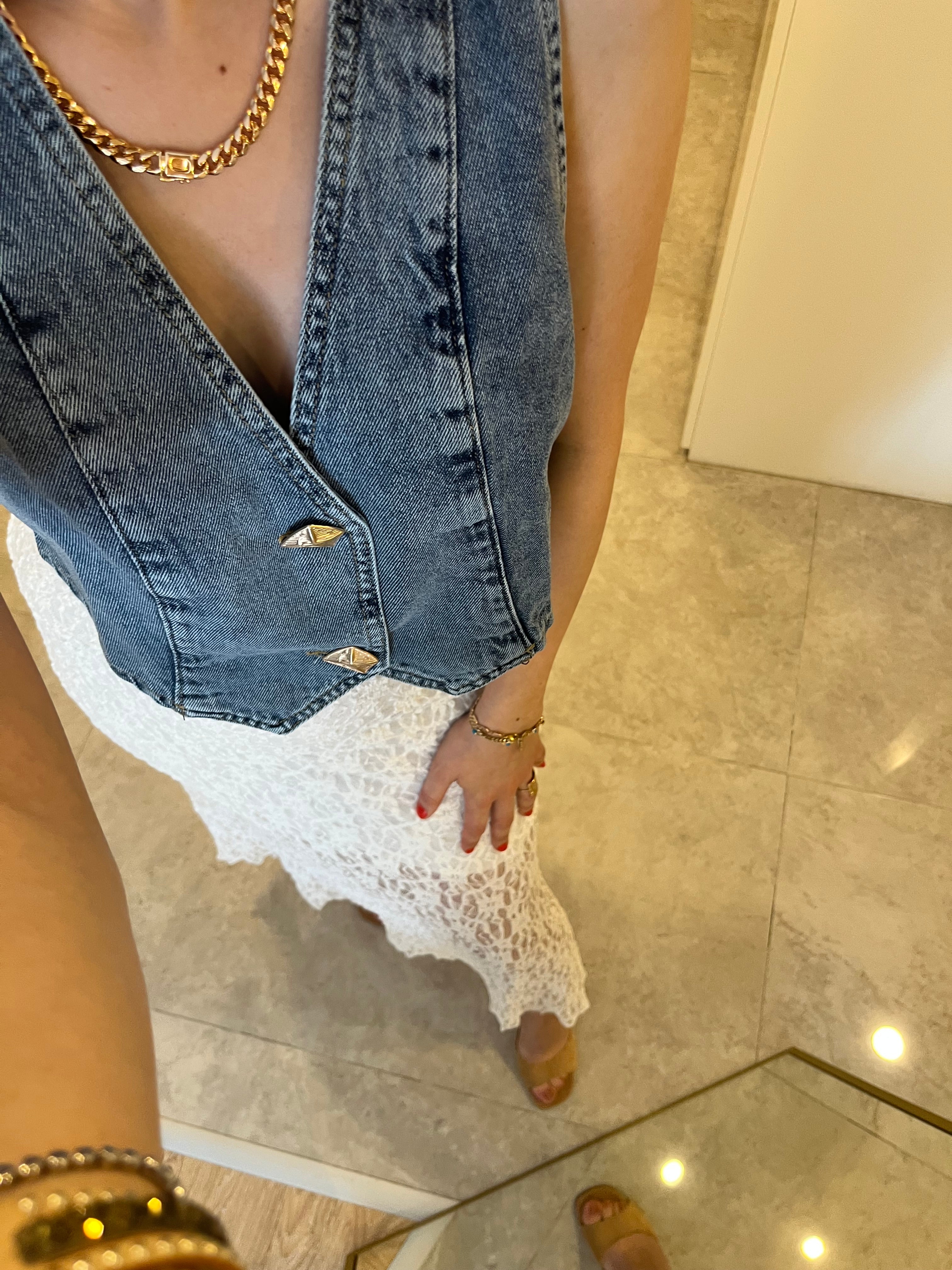 Denim Yelek